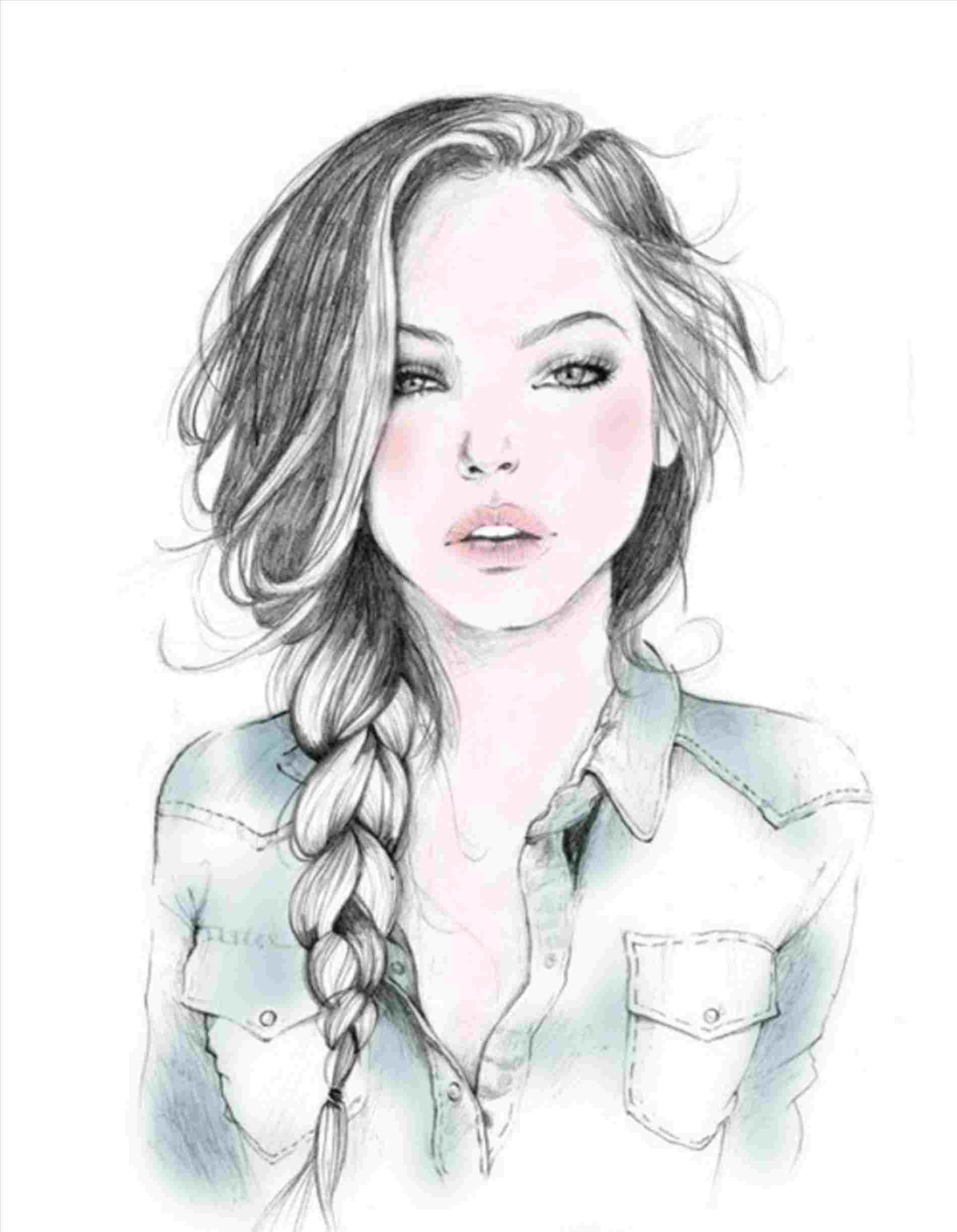 Pin Drawings Of Tumblr Girls By Sandra Heffernan On - Girl Drawing Hd , HD Wallpaper & Backgrounds