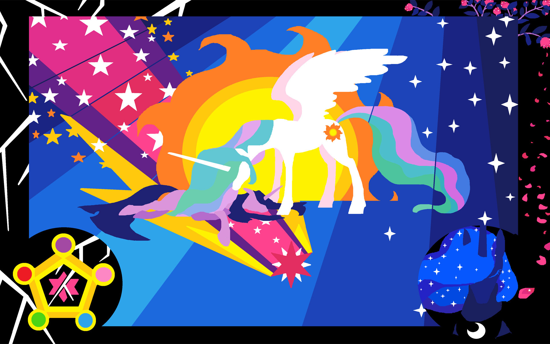 Princess Celestia Twilight Sparkle - Illustration , HD Wallpaper & Backgrounds