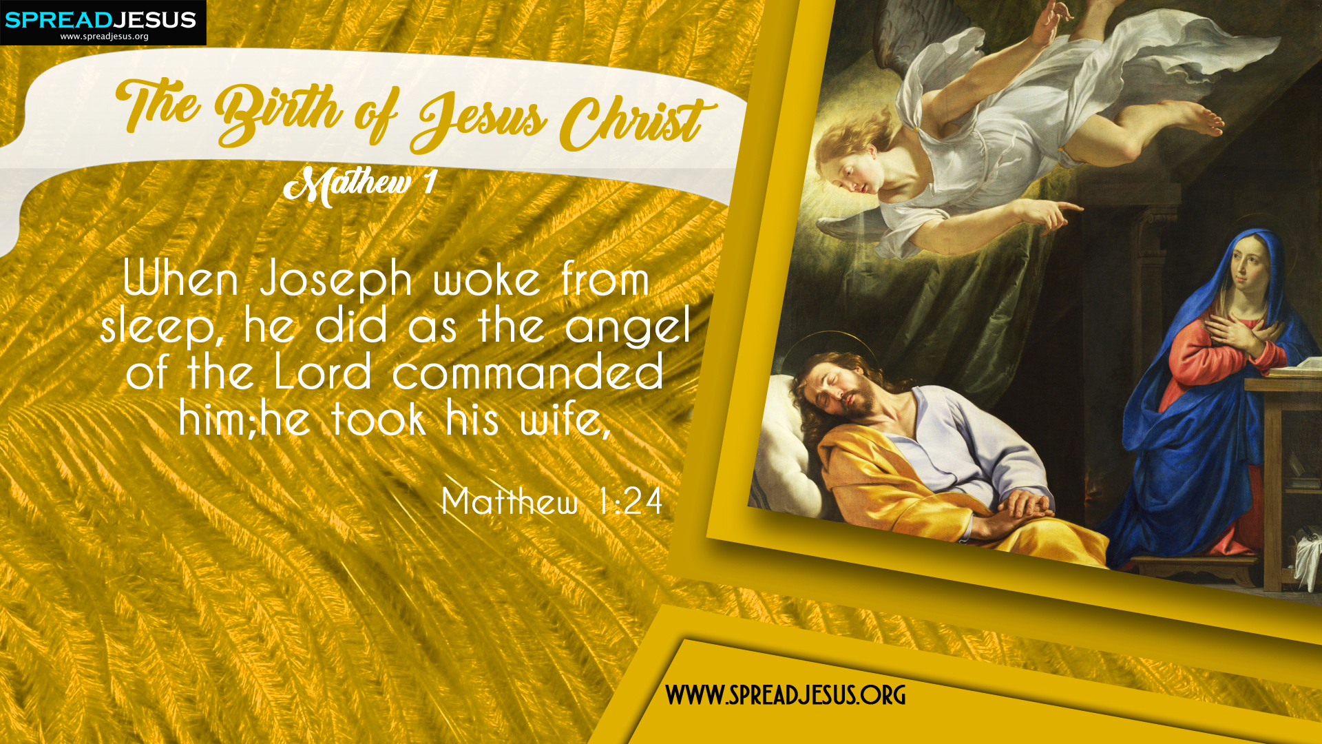 The Birth Of Jesus Christ Matthew - Birth Of Jesus Matthew , HD Wallpaper & Backgrounds
