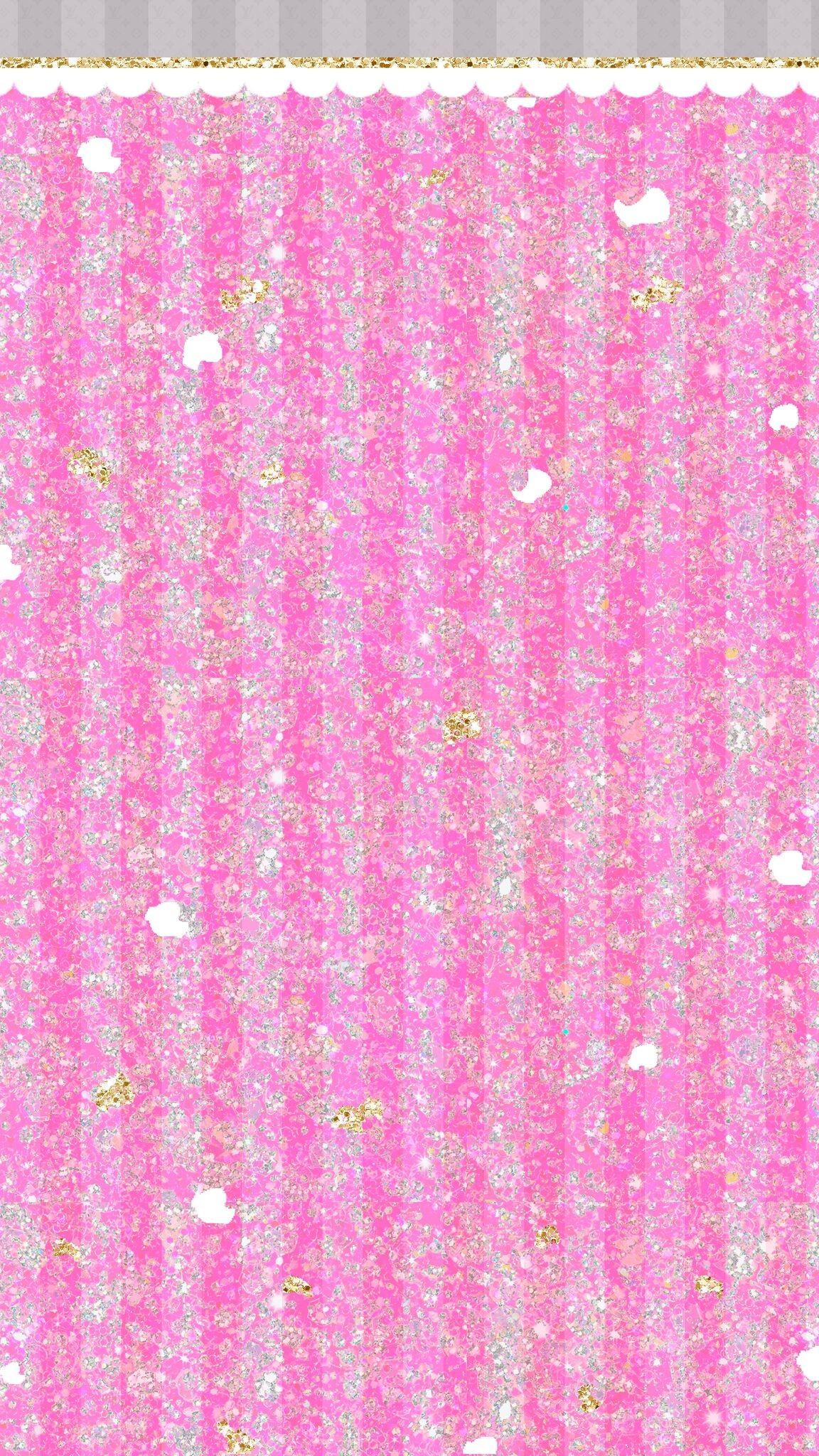 Pink Wallpaper - Heart Glitter Wallpaper Samsung , HD Wallpaper & Backgrounds