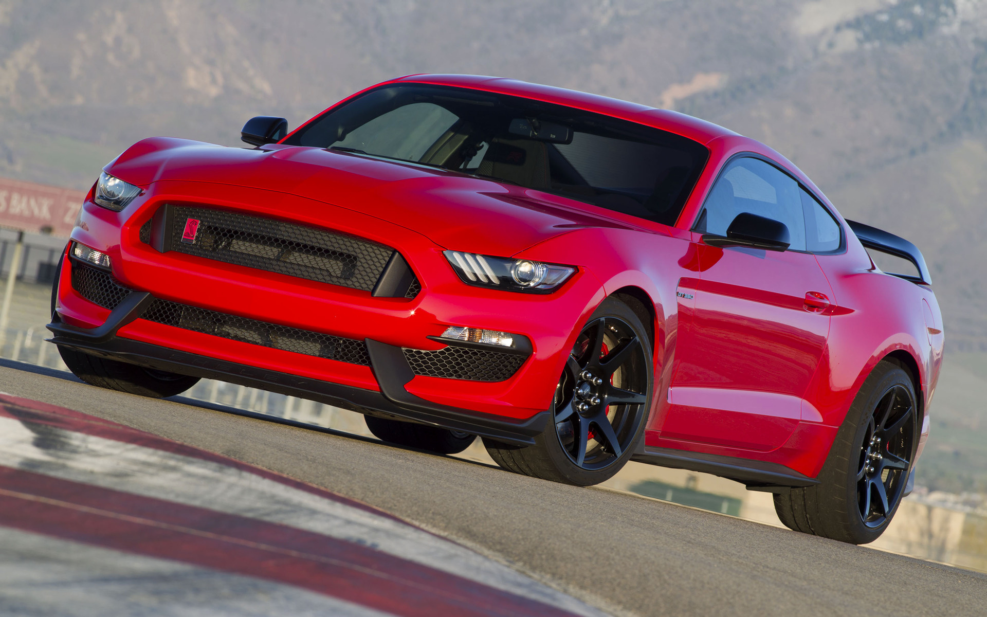 Ws 8 - - Shelby Gt350 Red 2018 , HD Wallpaper & Backgrounds
