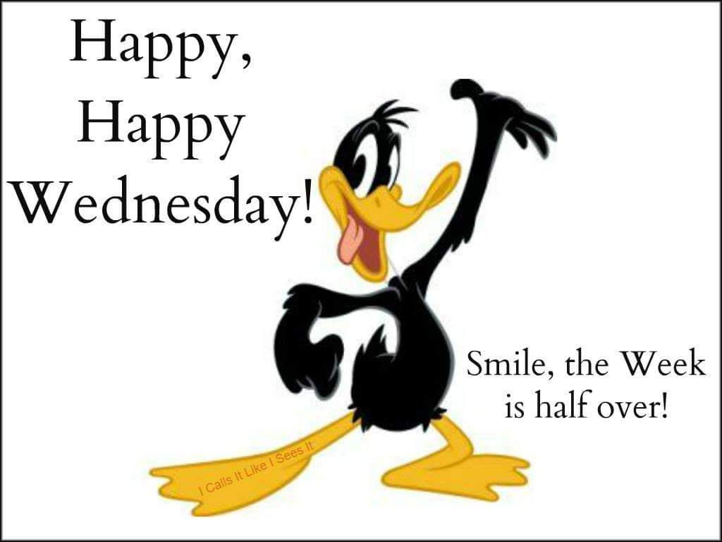 Happy Happy Wednesday, Smile, The Week Is Half Over - Happy Wednesday Images Funny , HD Wallpaper & Backgrounds