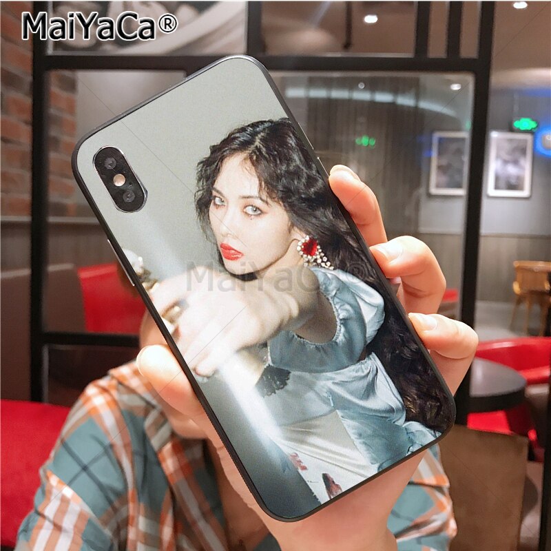 Maiyaca Kim Hyuna Coque Shell Phone Case For Apple - Friends Purple Door Drawig , HD Wallpaper & Backgrounds