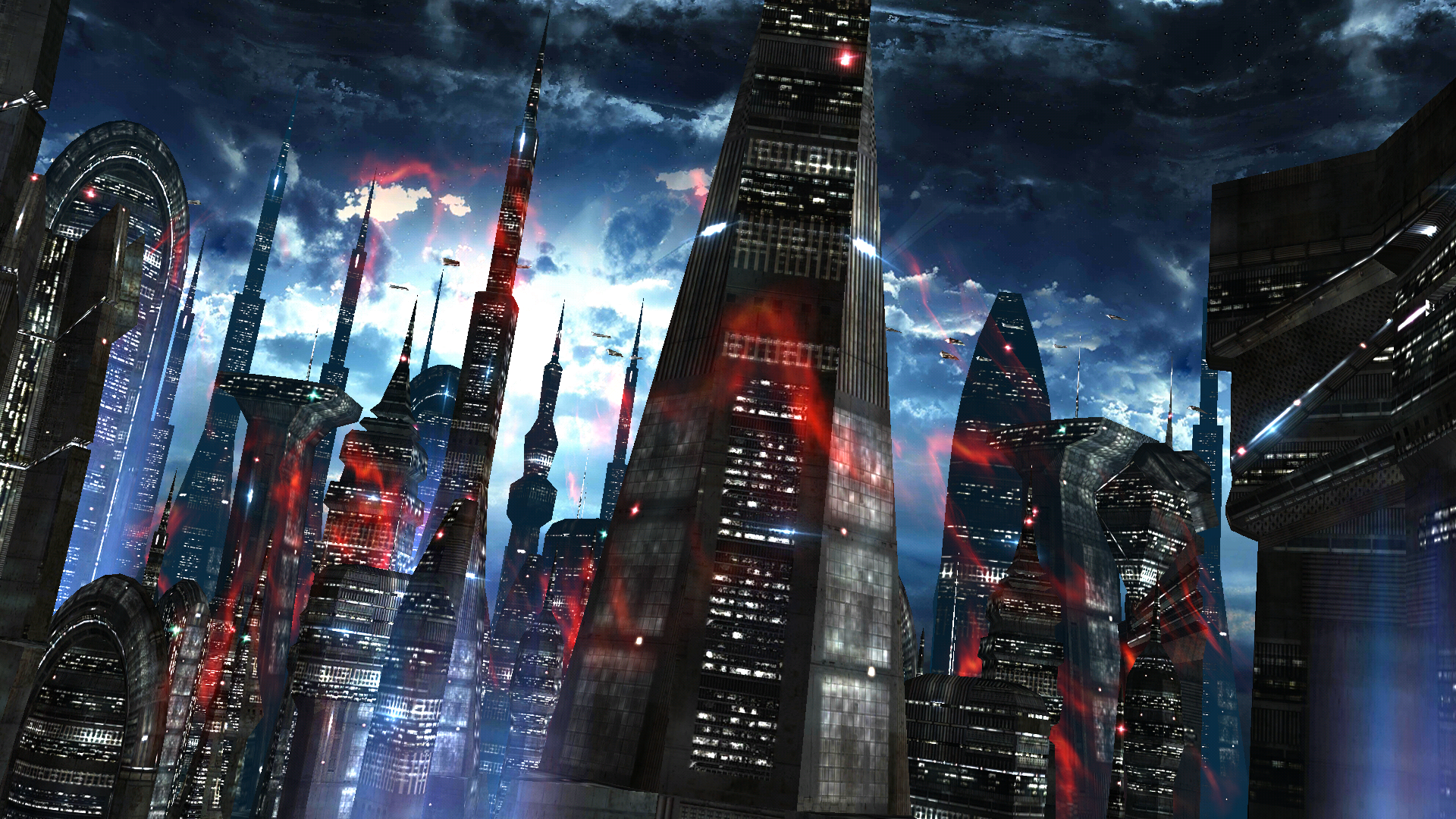 Space Colony Turns Your Home Screen Into An Alien Cityscape - Space Colony Live , HD Wallpaper & Backgrounds