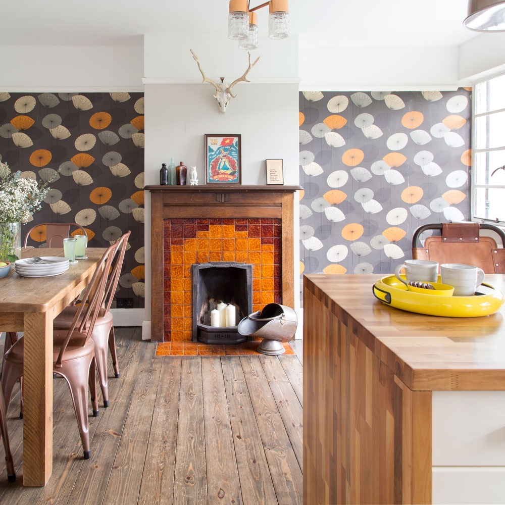 Highlight The Splashback Modern And Efficient Kitchen - Modern Kitchen Wallpaper Ideas , HD Wallpaper & Backgrounds
