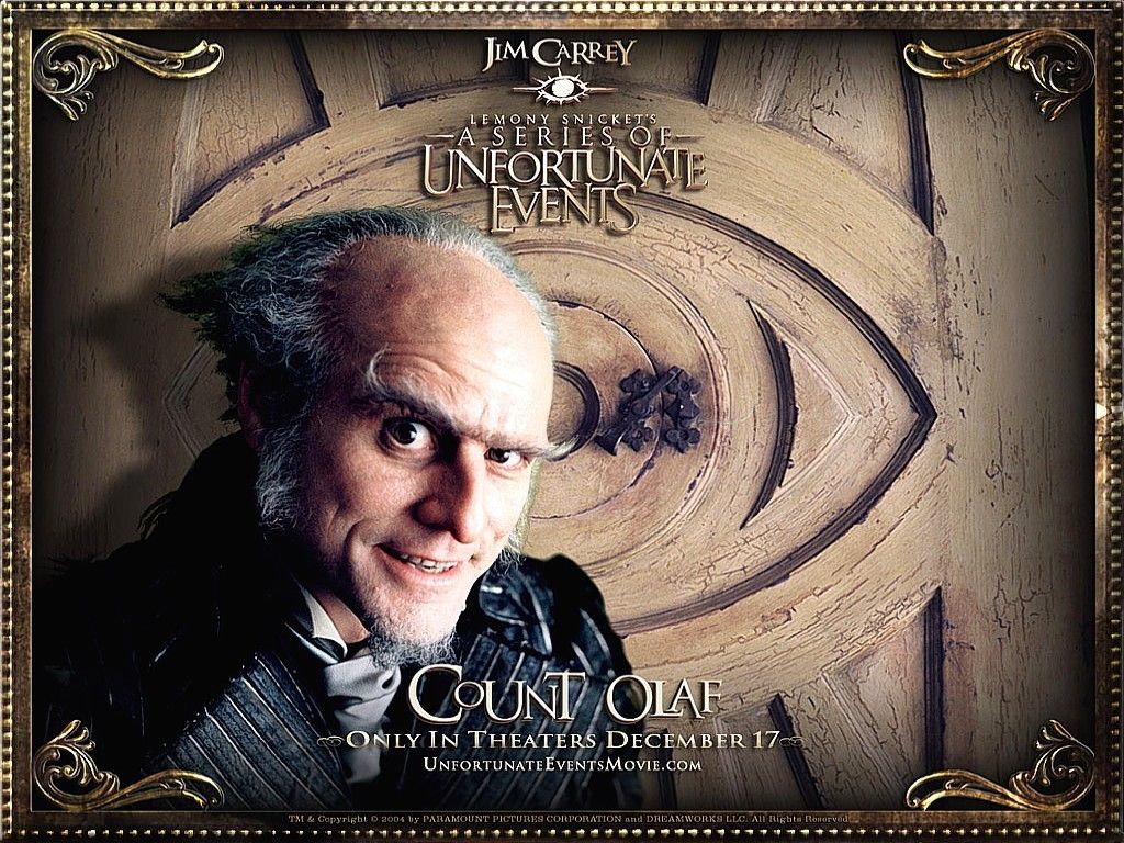 Count Olaf From Lemony Snicket's A Series Of Unfortunate - Jim Carrey Illuminati Movies , HD Wallpaper & Backgrounds