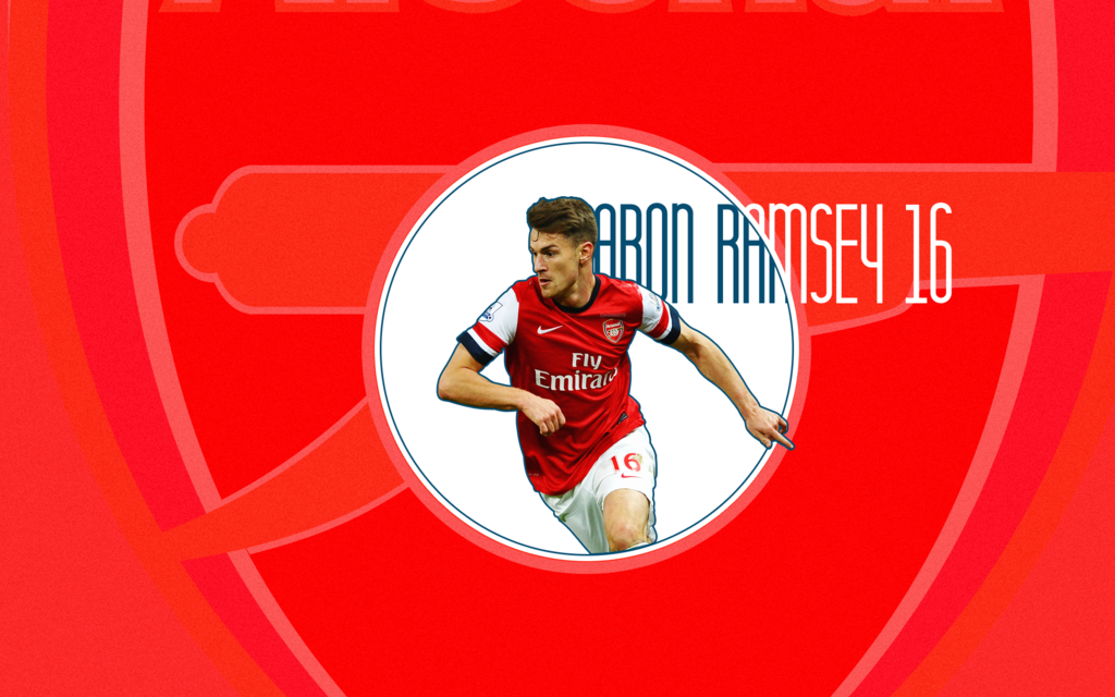 Download Aaron Ramsey 2014 Arsenal Background Wallpapers - Player , HD Wallpaper & Backgrounds
