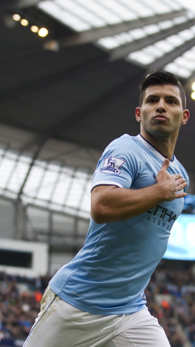 Wallpaper Football, Sergio Aguero, Soccer, The Best - Aguero 2015 , HD Wallpaper & Backgrounds