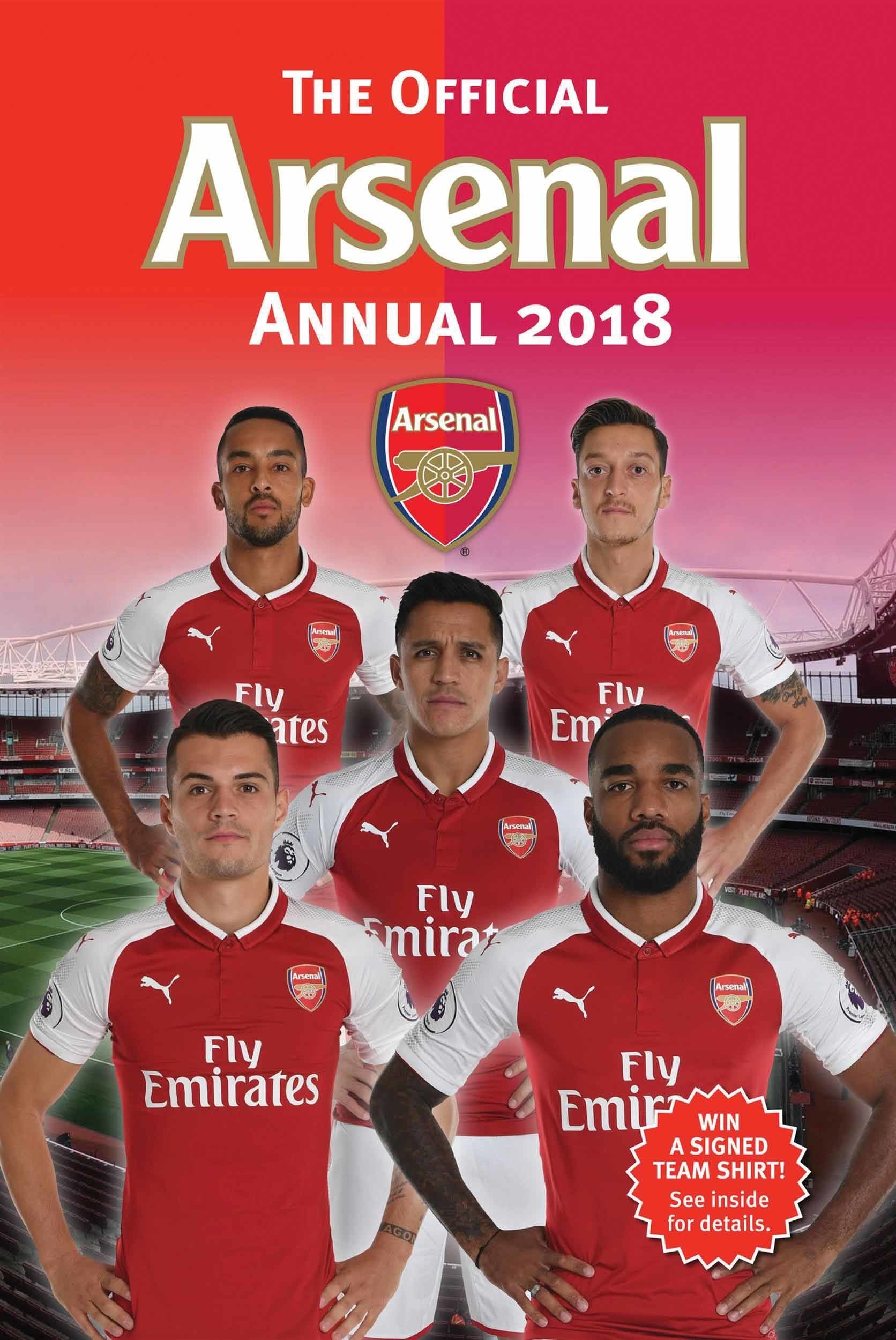 Arsenal Wallpaper 2018 86 Images Aaron Ramsey Arsenal - Official Arsenal Annual 2018 , HD Wallpaper & Backgrounds