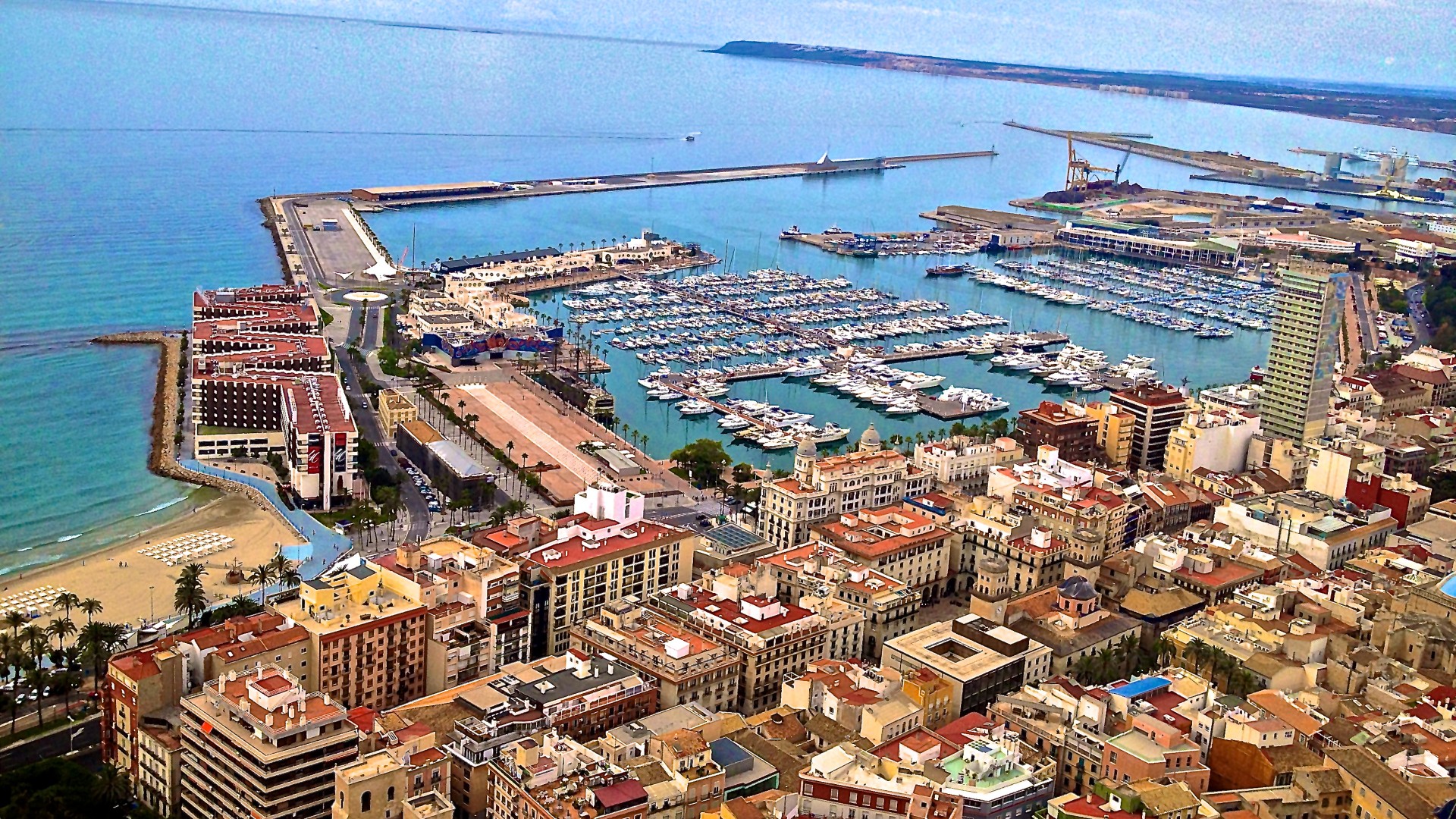 - - Port Of Alicante , HD Wallpaper & Backgrounds