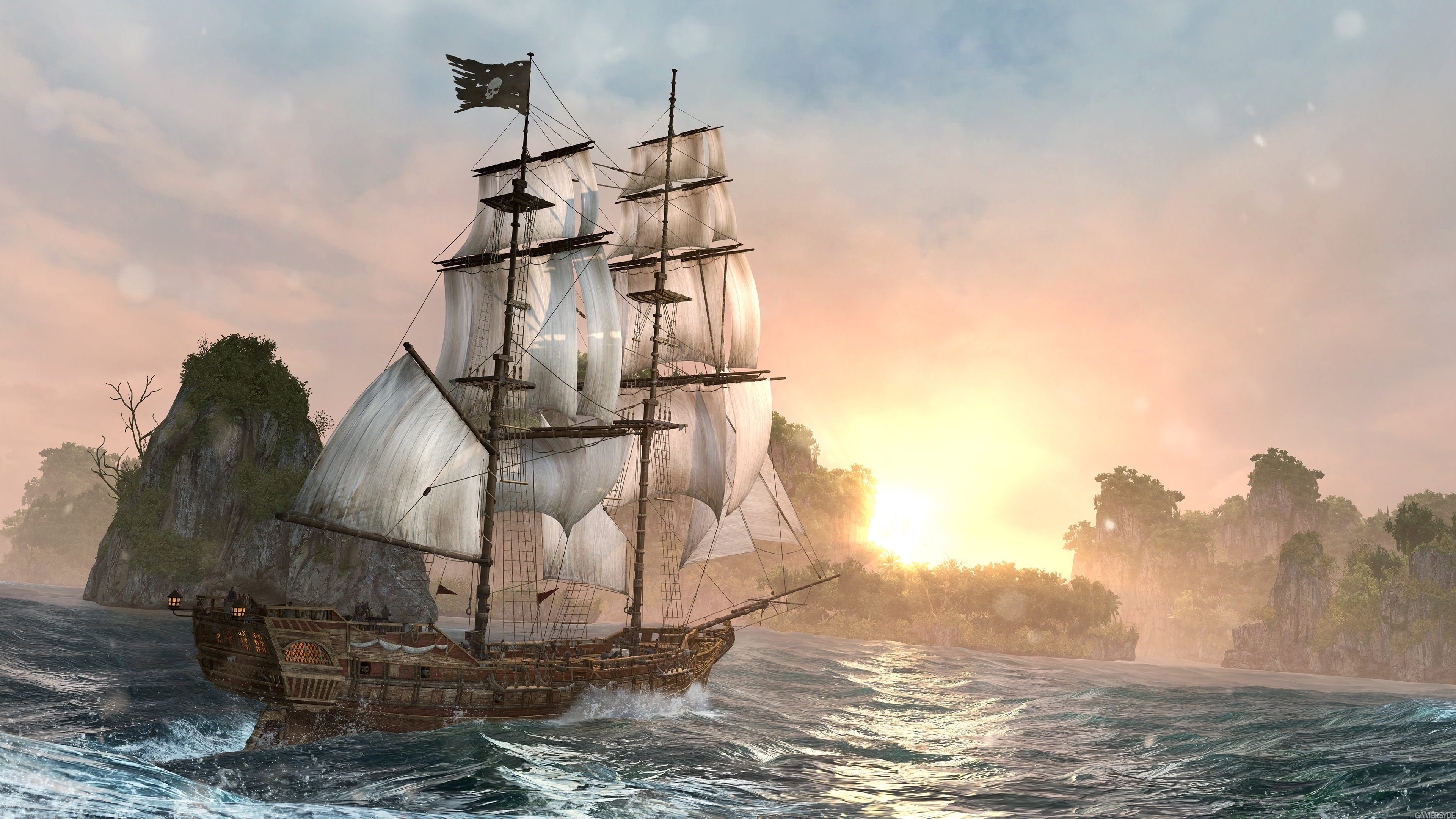 Hd Wallpaper - Assassins Creed Black Flag 4k , HD Wallpaper & Backgrounds