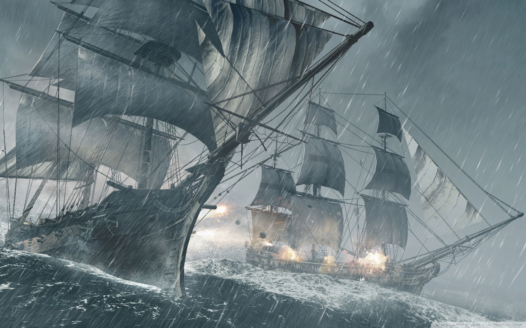 Wide - Assassin's Creed Black Flag Ship , HD Wallpaper & Backgrounds