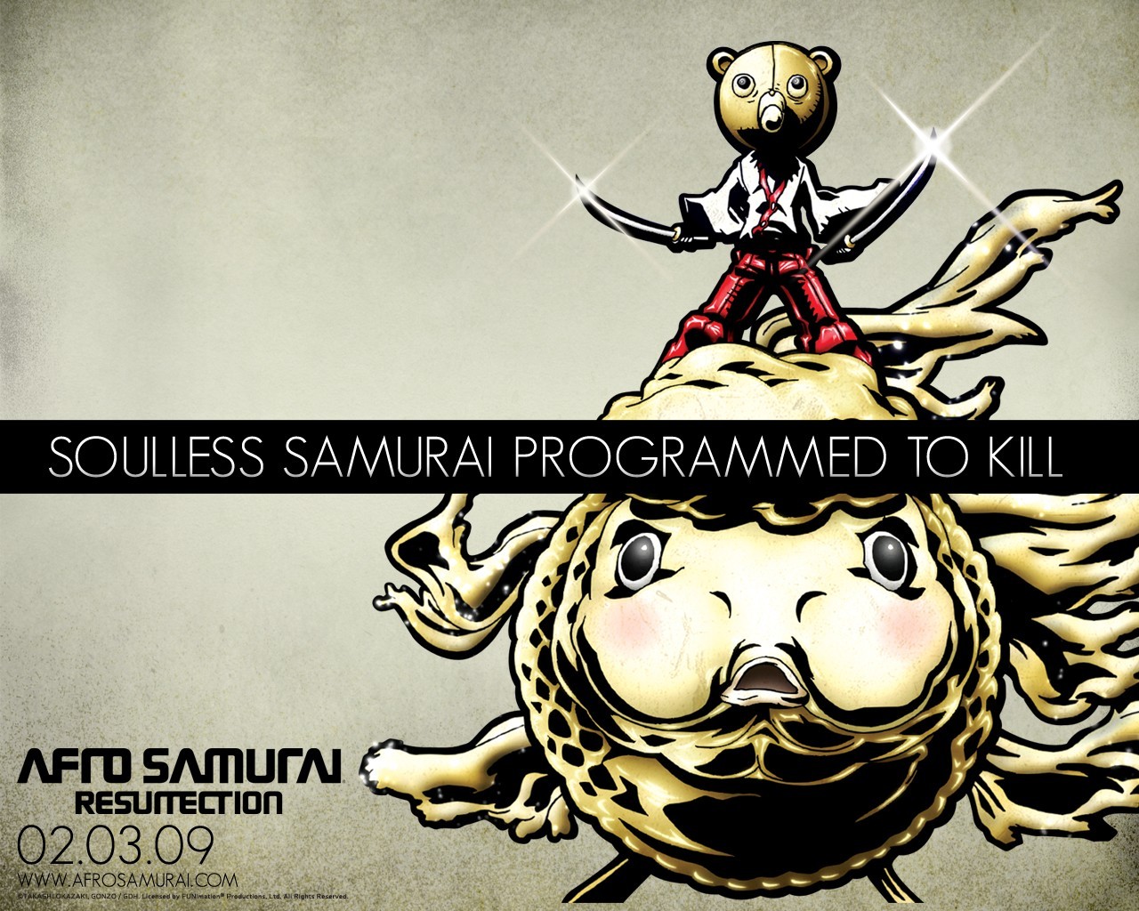 Afro Samurai Wallpaper - Afro Samurai , HD Wallpaper & Backgrounds