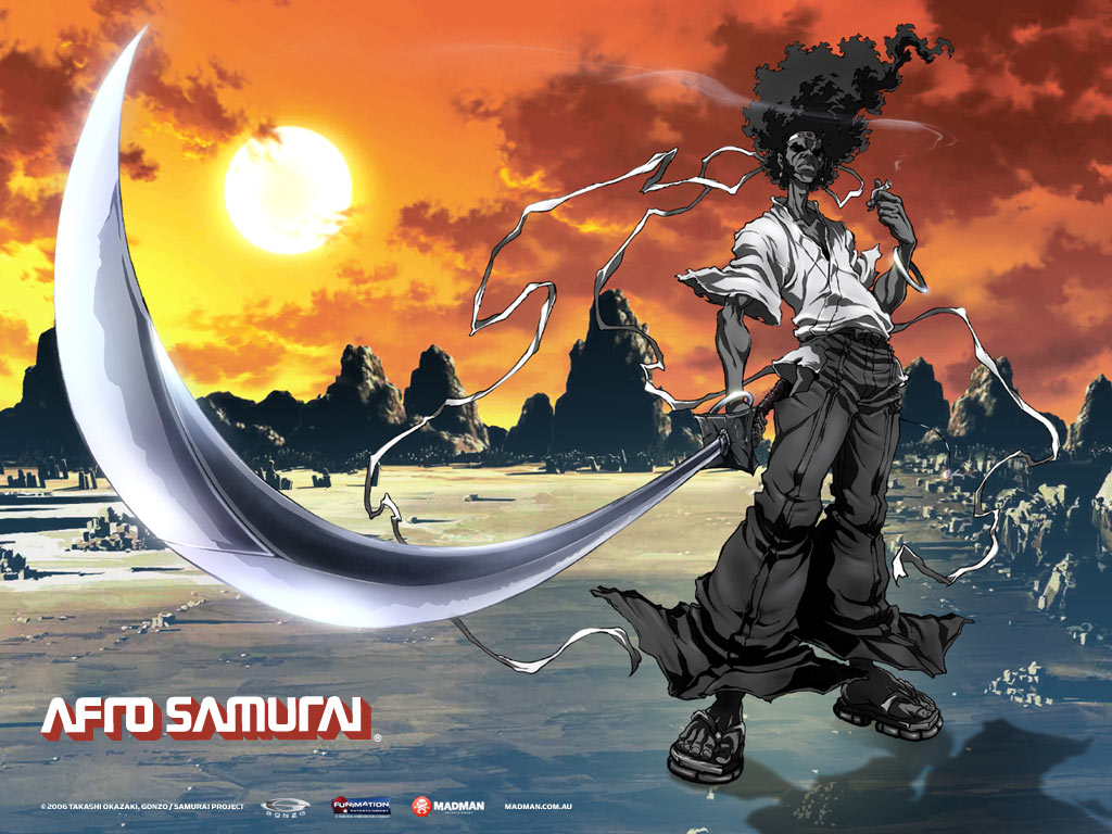 Anime, Afro Samurai, Afro , Afro, Wallpaper - Afro Samurai , HD Wallpaper & Backgrounds