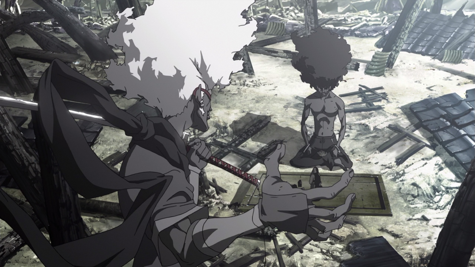 Afro Samurai Wallpaper - Afro Samurai , HD Wallpaper & Backgrounds