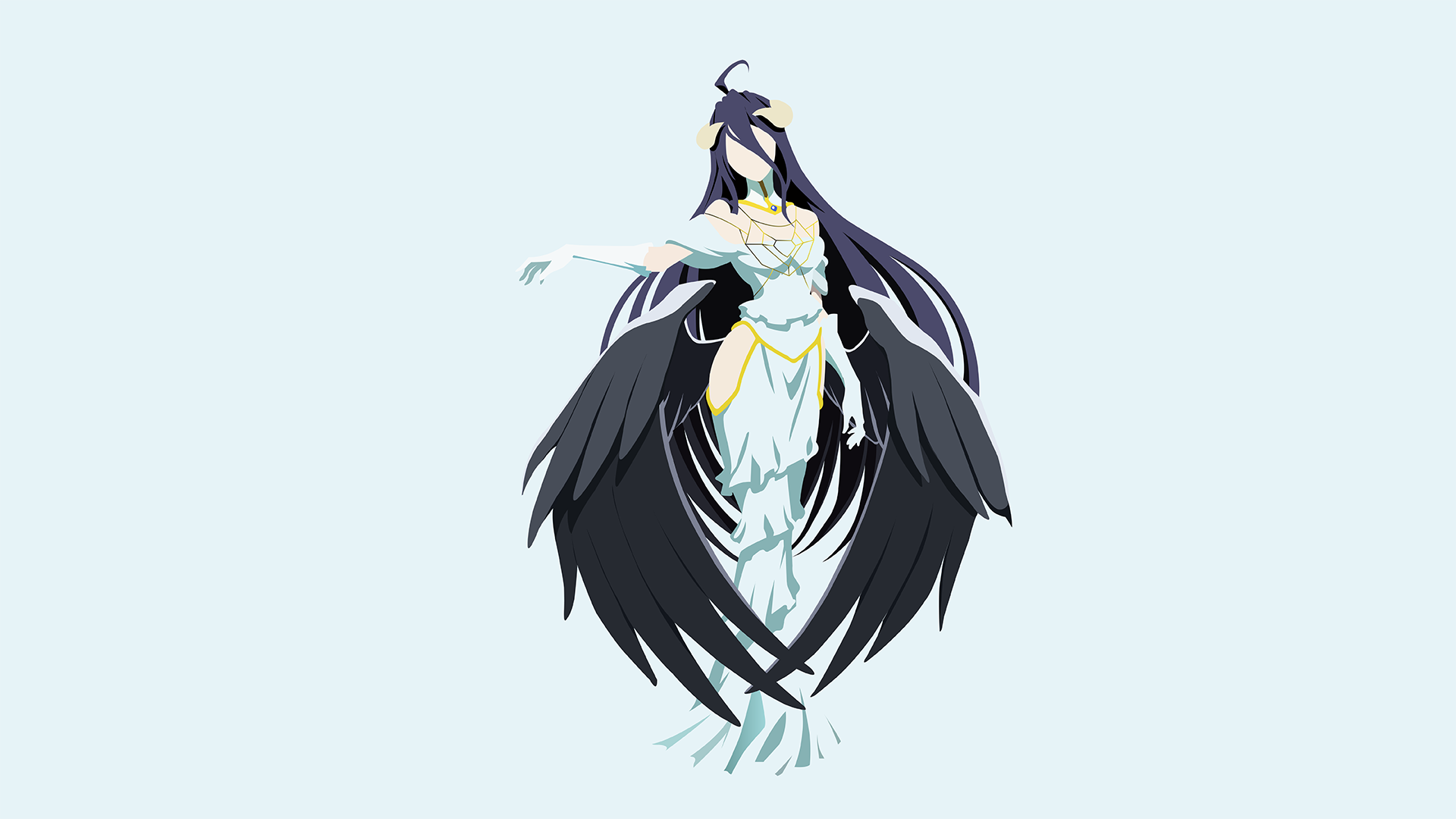 Overlord Full Hd Wallpaper - Overlord Albedo Anime Wallpaper Albedo , HD Wallpaper & Backgrounds