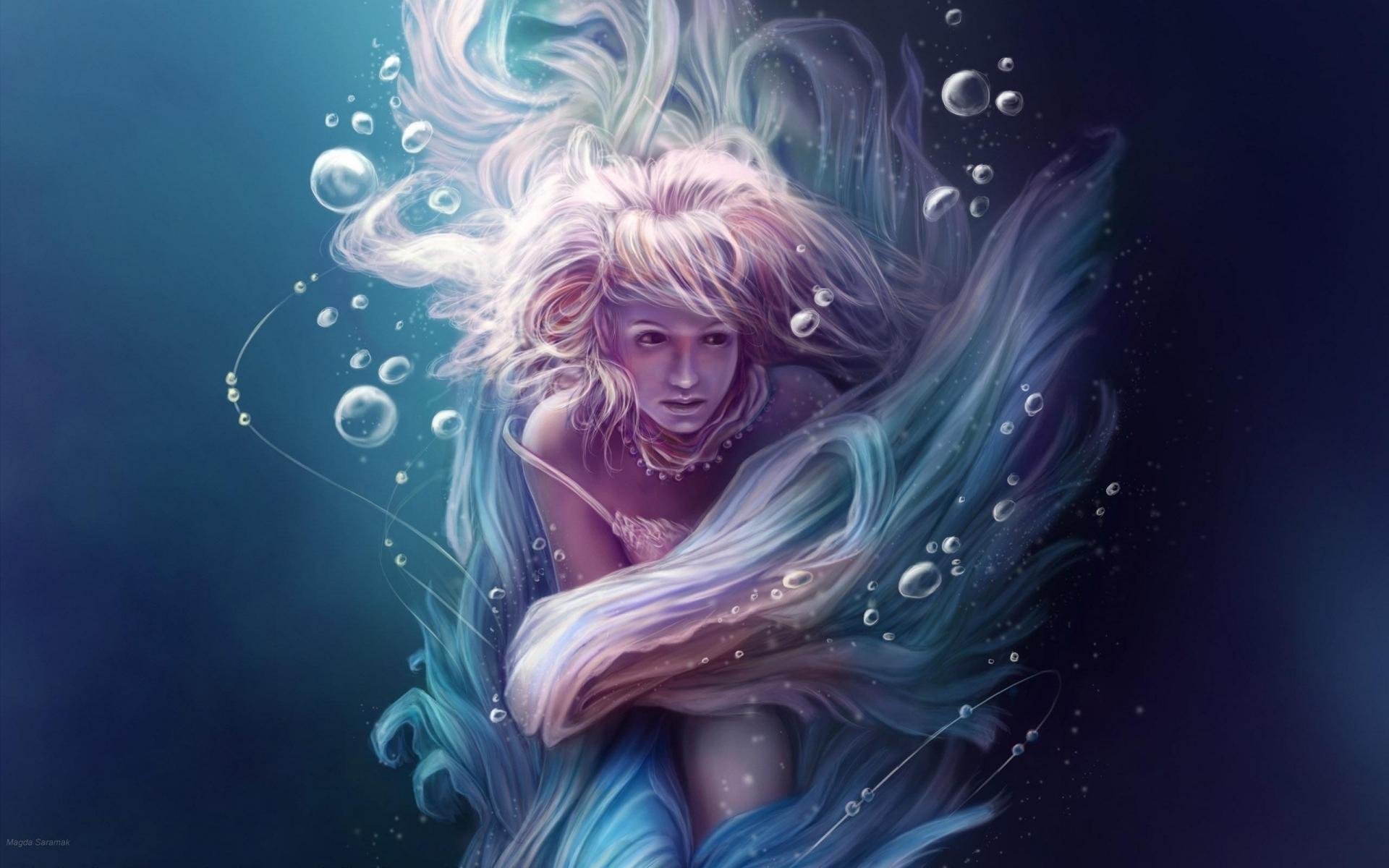 Sirenas Wallpaper - Anime Bajo El Agua , HD Wallpaper & Backgrounds