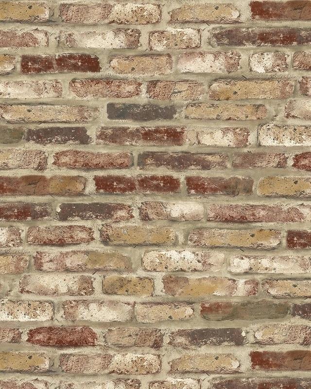 Brick Wall Wallpaper Pause Black Brick Wall Wallpaper - Brick Looking Peel And Stick , HD Wallpaper & Backgrounds