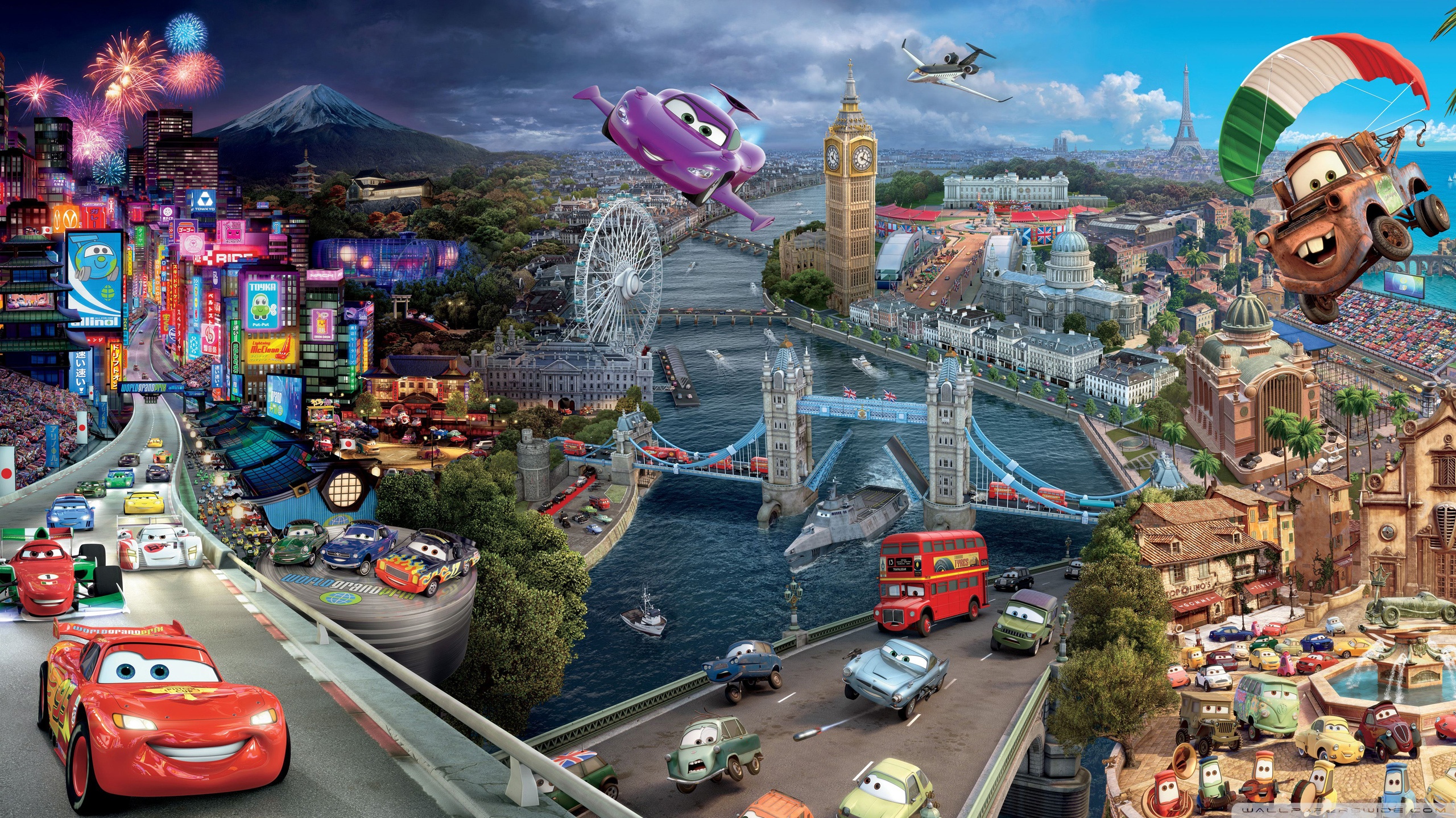 Hd 16 Cars Disney 966417 Hd Wallpaper Backgrounds Download