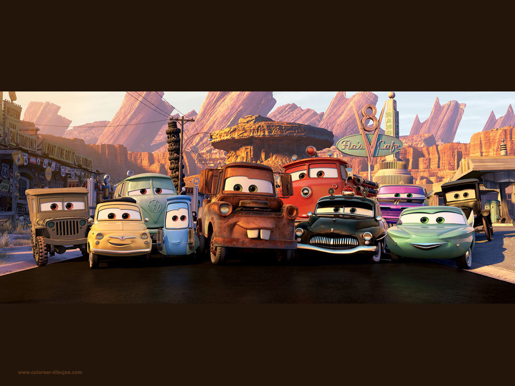 Disney Pixar Cars - Disney Cars Route 66 , HD Wallpaper & Backgrounds
