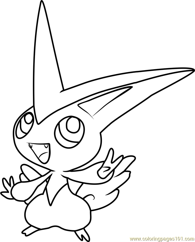 Pokemon Victini Coloring Pages Pokemon Meloetta Coloring - Victini Pokemon Coloring Pages , HD Wallpaper & Backgrounds