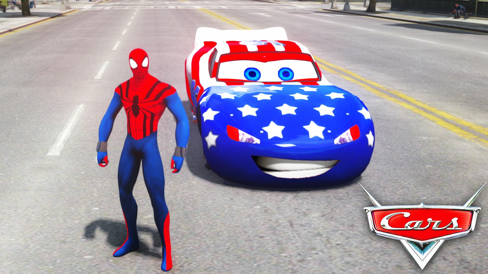 spiderman disney cars