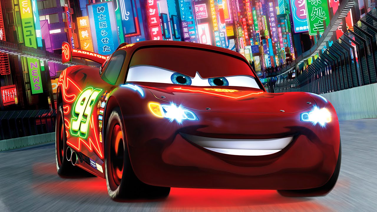 Cars 2 Neon Lightning Mcqueen , HD Wallpaper & Backgrounds