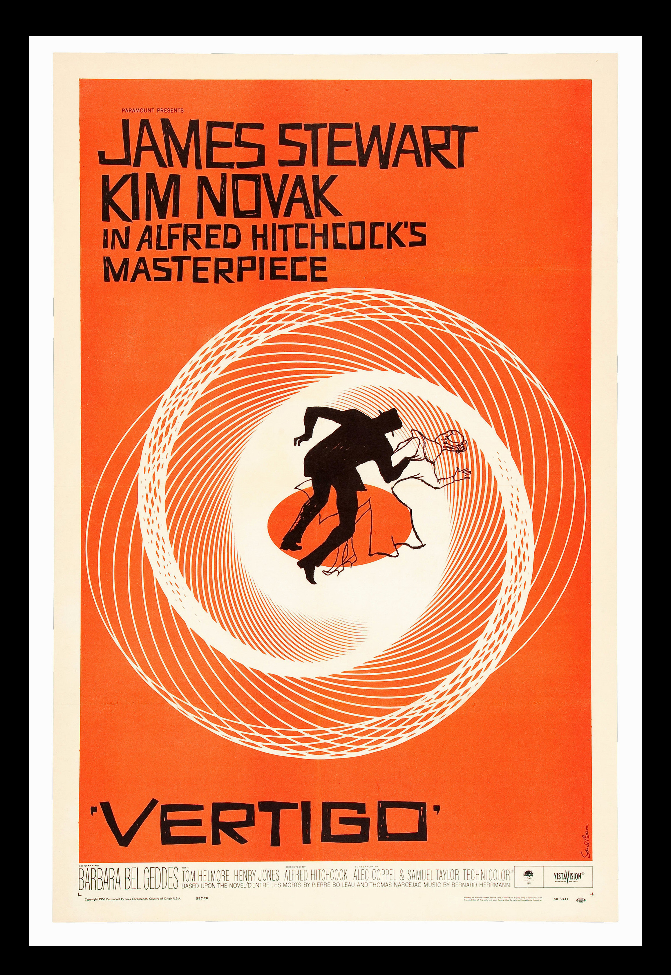 Vertigo Original Movie Poster , HD Wallpaper & Backgrounds