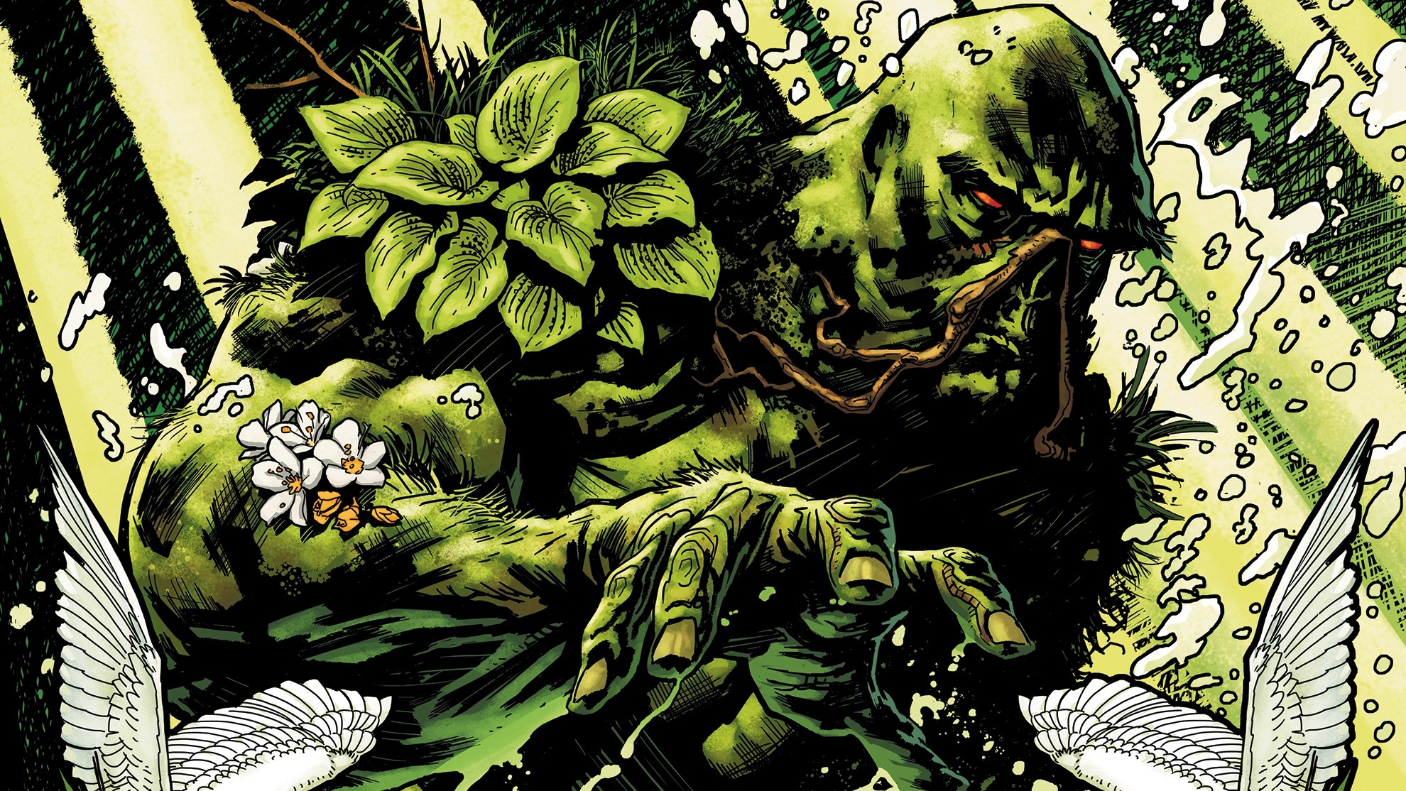 Alan Moore Swamp Thing Comic Books Vertigo Wallpaper - Swamp Thing , HD Wallpaper & Backgrounds