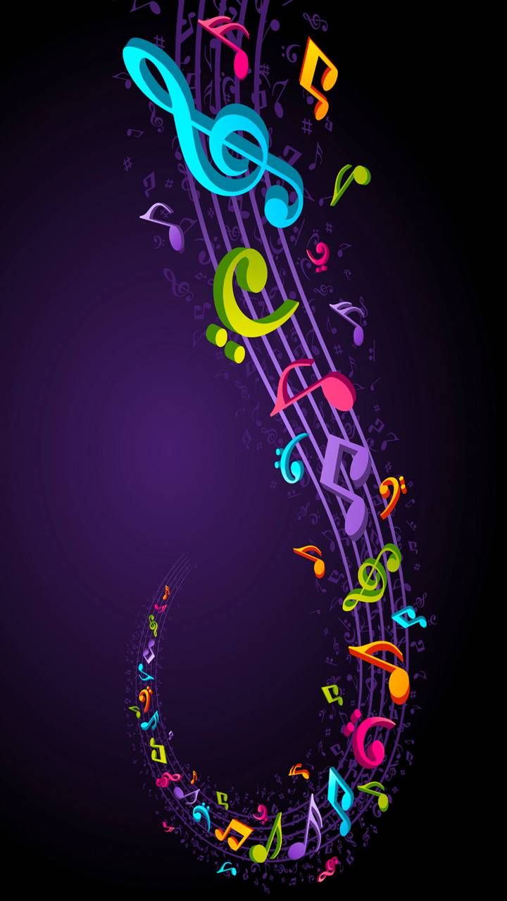 Color Wallpaper - Fondos De Pantalla Con Notas Musicales , HD Wallpaper & Backgrounds
