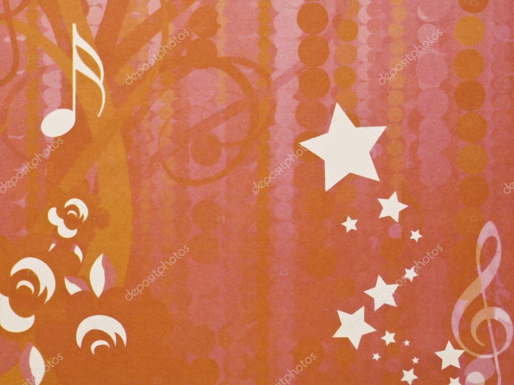 Estrellas Y Notas Musicales Fotos De Stock - Green , HD Wallpaper & Backgrounds