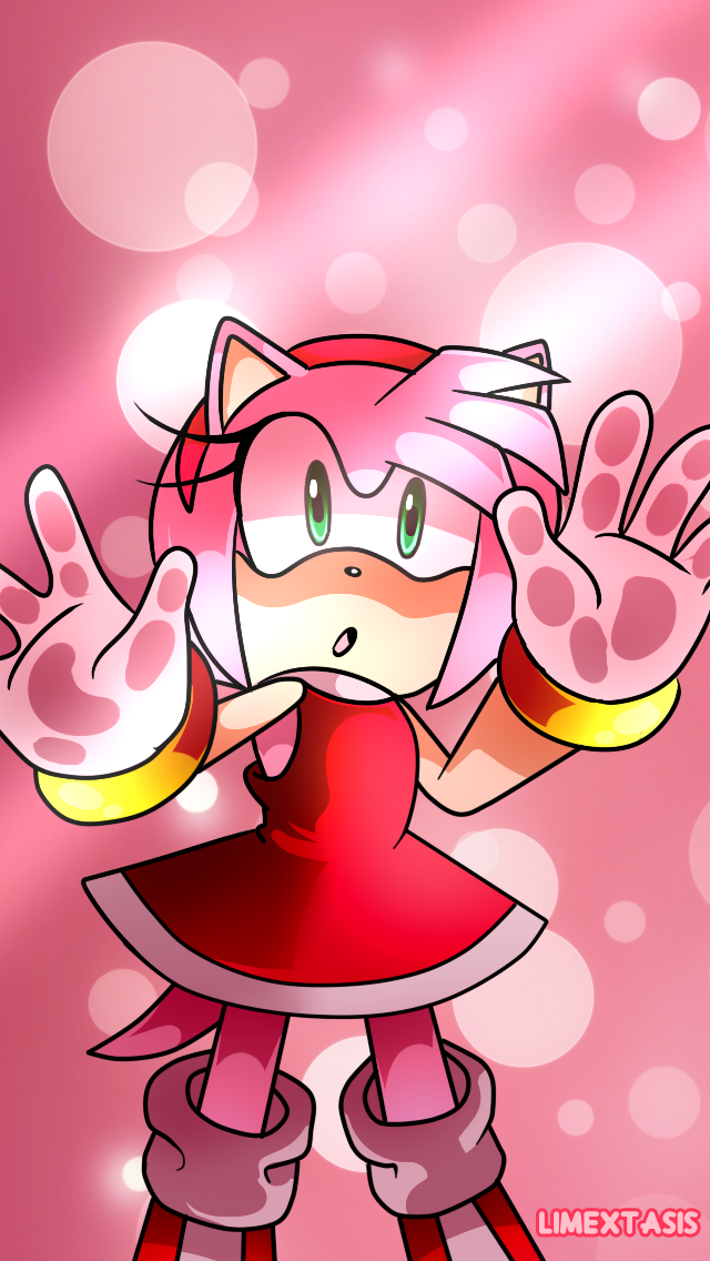 Amy Phone Wallpaper By Prisma-kiss - Amy Rose Phone , HD Wallpaper & Backgrounds