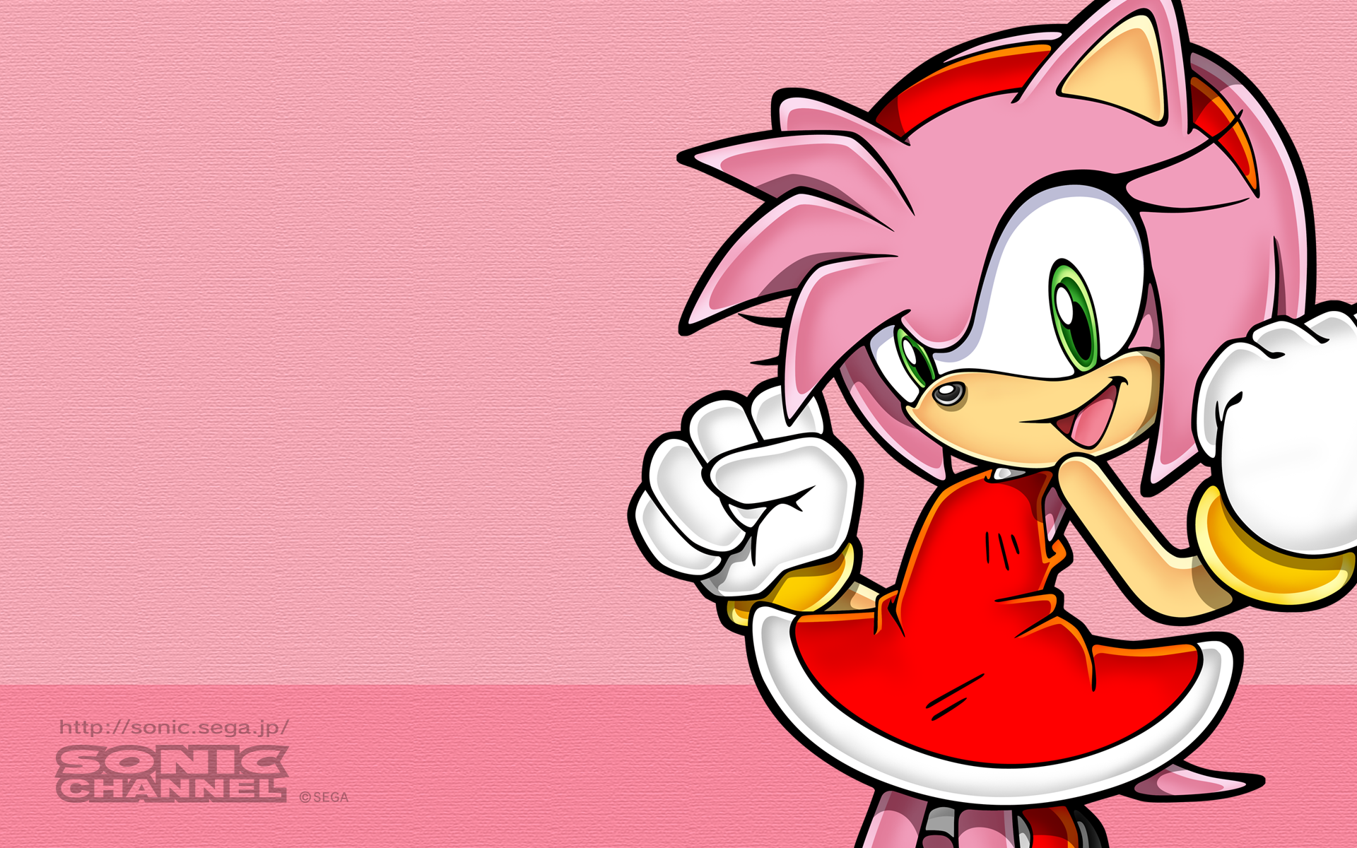 2005/10 - Amy Rose - Sonic The Hedgehog Coloring Pages Amy , HD Wallpaper & Backgrounds