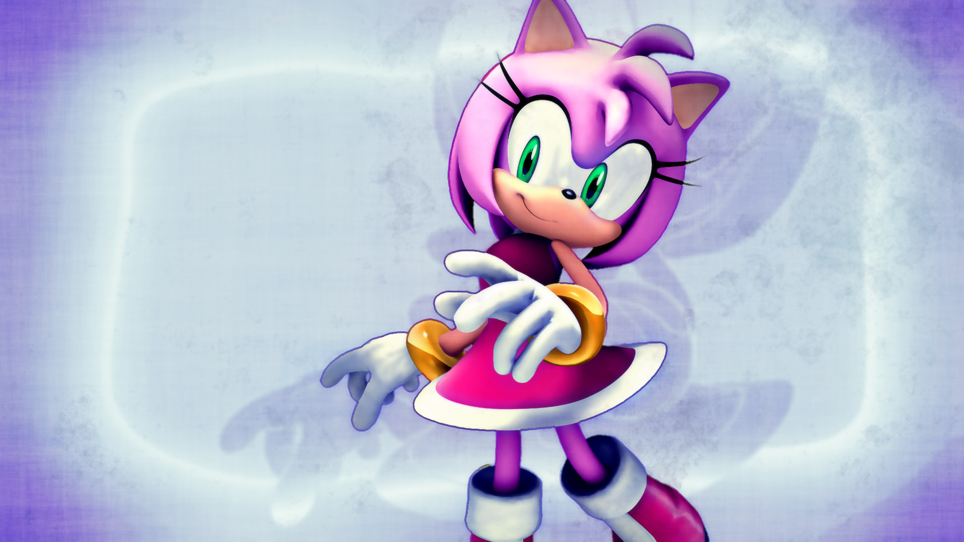 Cute Amy Rose Image - Amy Rose , HD Wallpaper & Backgrounds