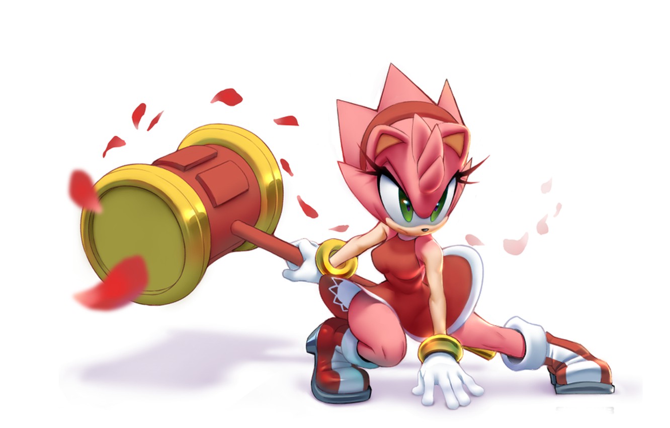 Photo Wallpaper Art, Amy Rose, Sonic The Hedgehog - Sonic The Hedgehog Arts , HD Wallpaper & Backgrounds