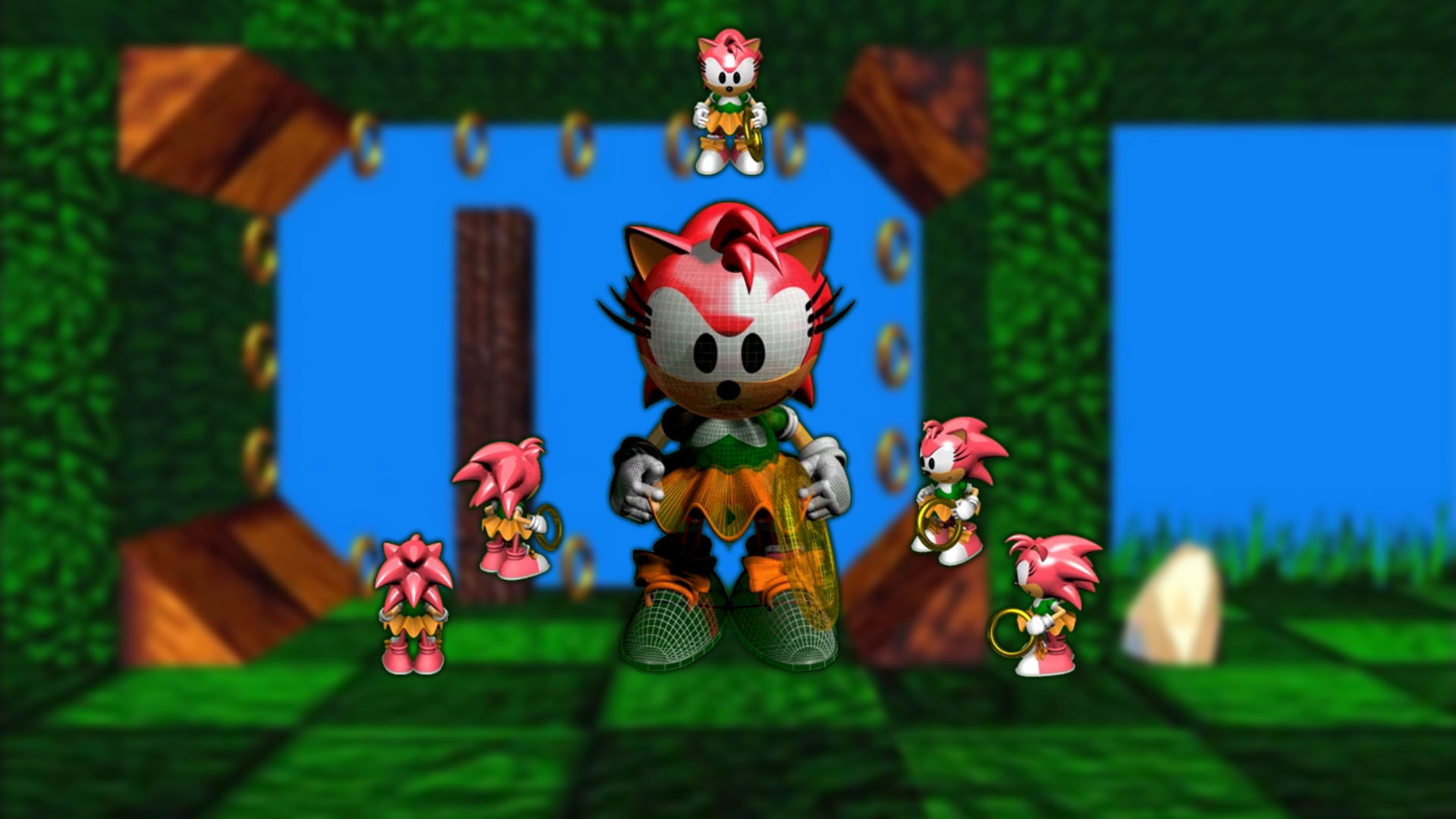 More Sonic Xtreme Assets Discovered, Amy Rose Was Playable - Sonic Xtreme All Sprites , HD Wallpaper & Backgrounds