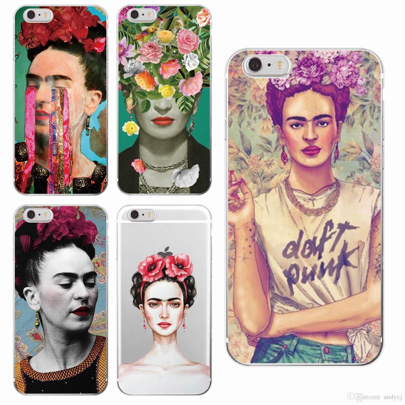 Mexican Frida Kahlo Artist Art Floral Flower Soft Phone - Case Frida Kahlo Iphone 6 , HD Wallpaper & Backgrounds