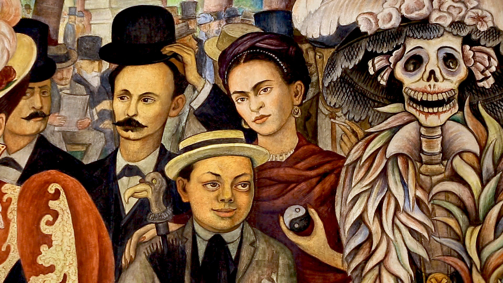 May Day Procession In Moscow - Diego Rivera , HD Wallpaper & Backgrounds