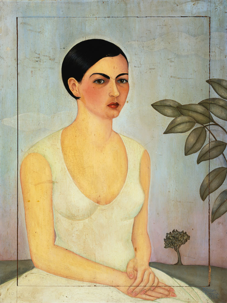 Portrait Of My Sister Cristina - Frida Kahlo My Sister , HD Wallpaper & Backgrounds