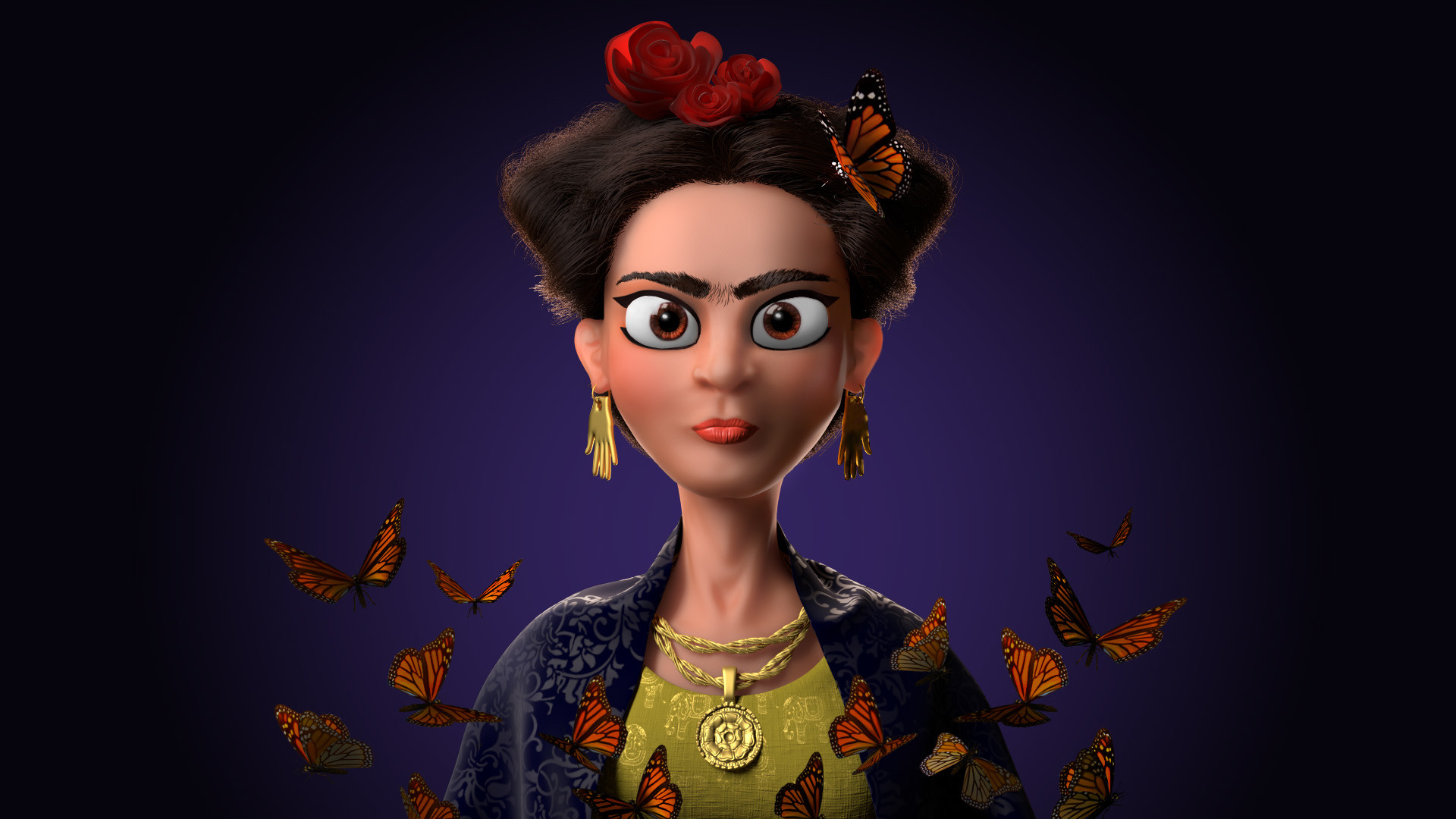 Frida Kahlo - Girl , HD Wallpaper & Backgrounds