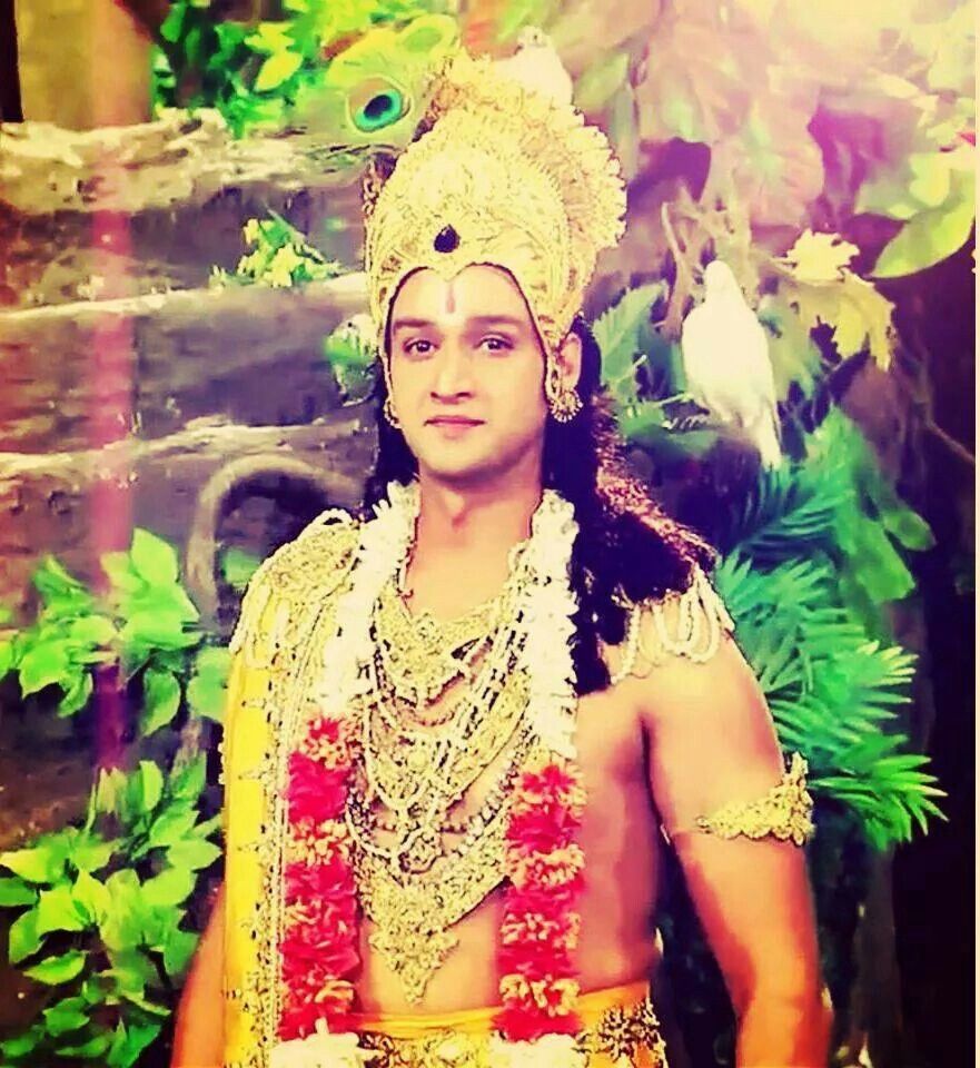 Saurabh Raaj Jain As Shree Krishna - Saurabh Raj Jain As Krishna , HD Wallpaper & Backgrounds