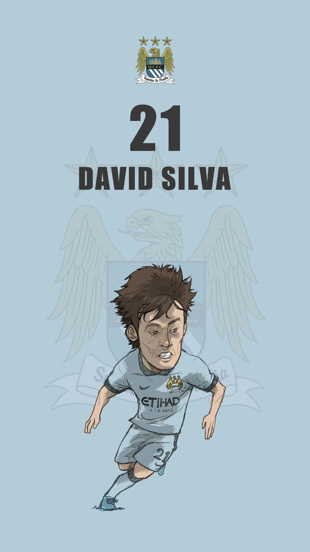 Manchester City Vs Barcelona 2015 Wallpaper - David Silva Wallpaper Phone , HD Wallpaper & Backgrounds