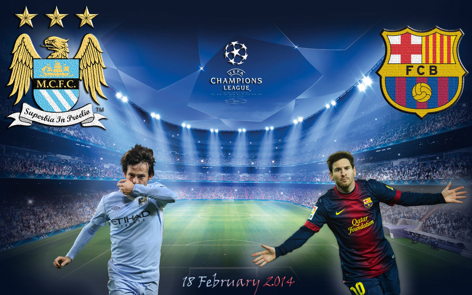 David Silva Wallpapers High Resolution And Quality - Champions League , HD Wallpaper & Backgrounds