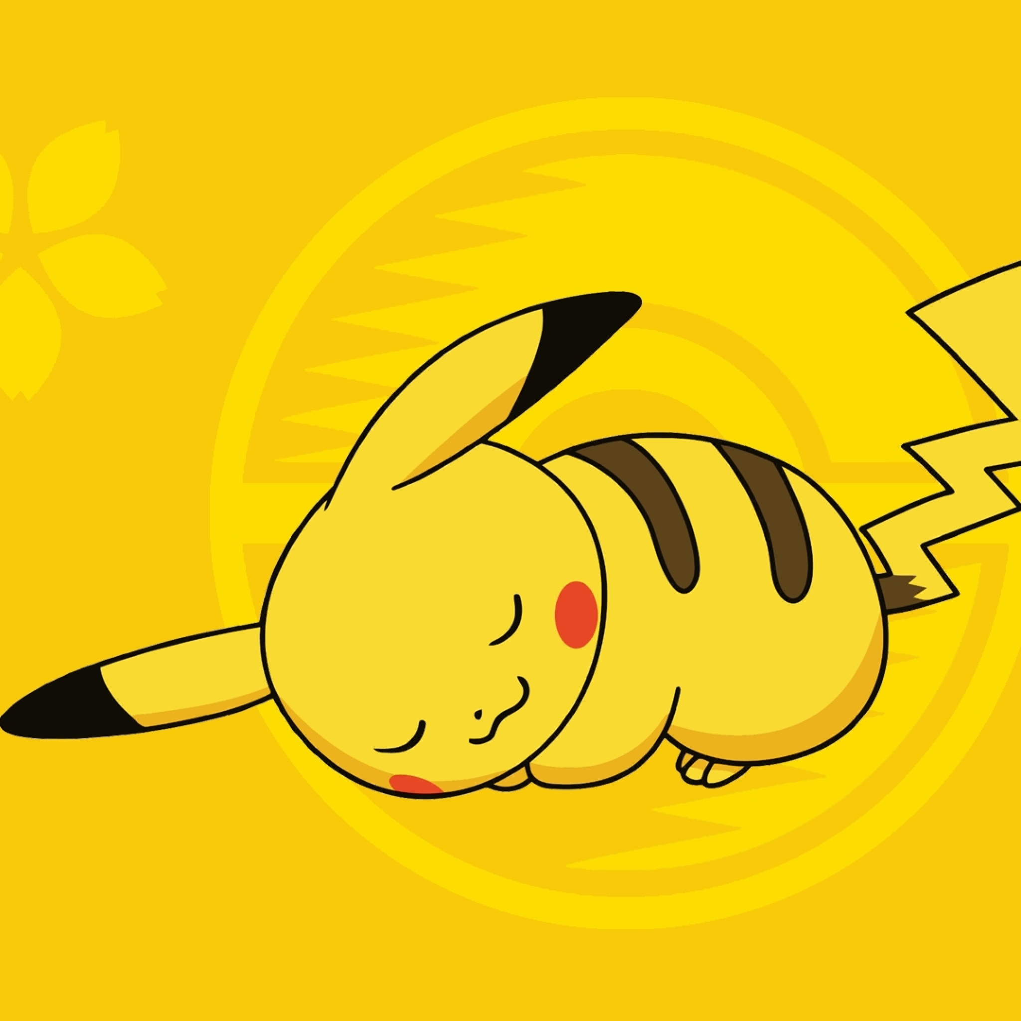 Sleepy Pikachu Tap To See More Cool Pokemon Mobile - Iphone Pikachu , HD Wallpaper & Backgrounds