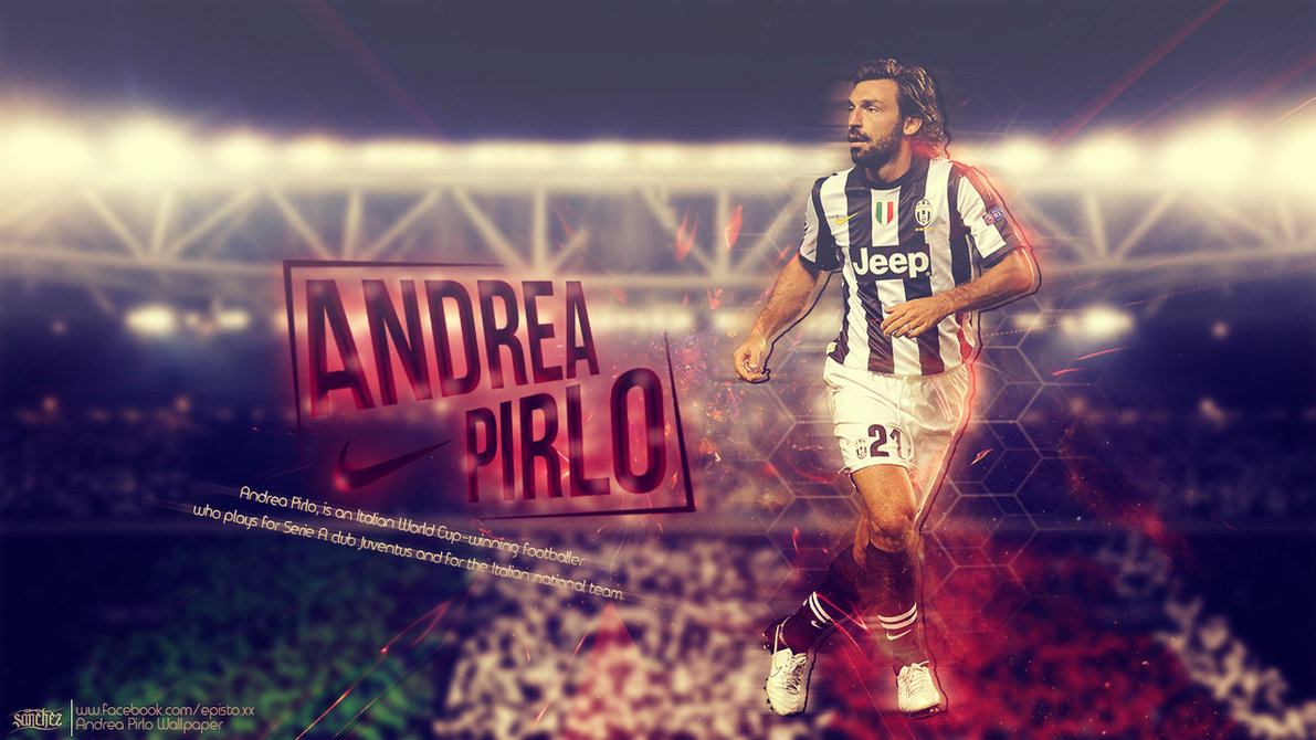 Download Andrea Pirlo 2014 Football Wallpapers - Juventus Tricolore , HD Wallpaper & Backgrounds