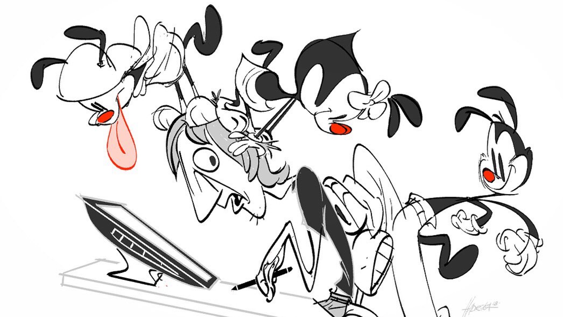 Work On The Animaniacs Reboot Has Begun With A Storyboard , HD Wallpaper & Backgrounds