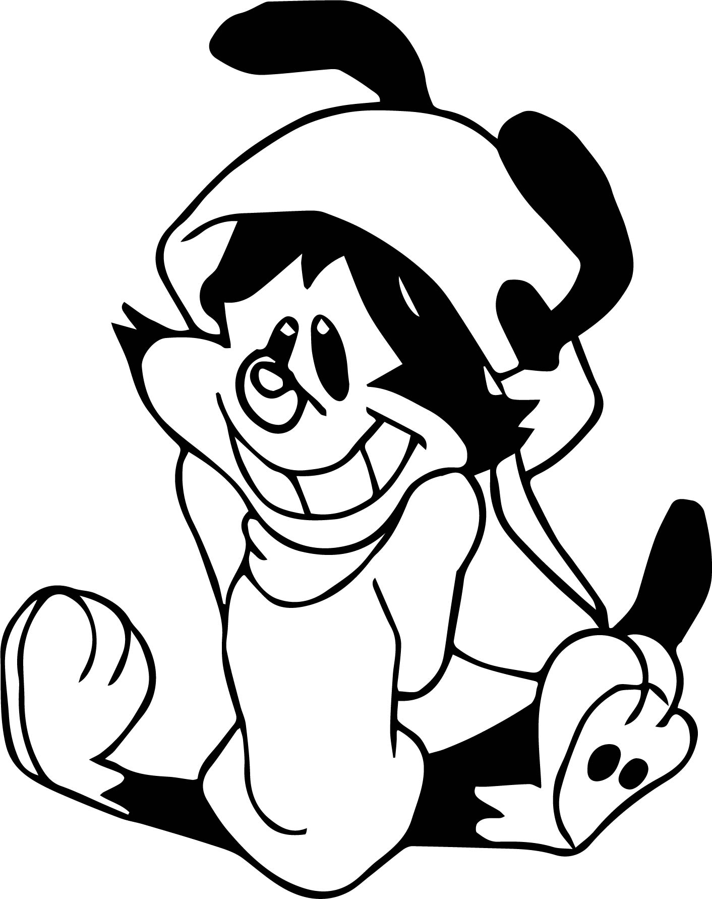 Wakko Wallpaper No Six Coloring Page , HD Wallpaper & Backgrounds