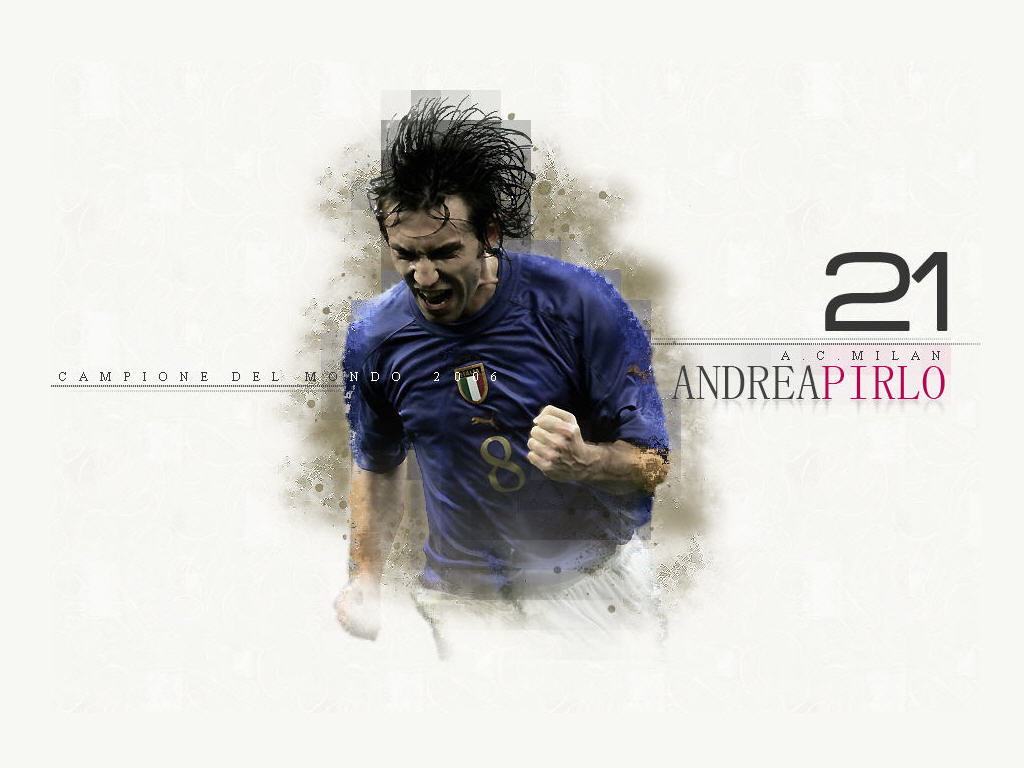 Andrea Pirlo Italy , HD Wallpaper & Backgrounds