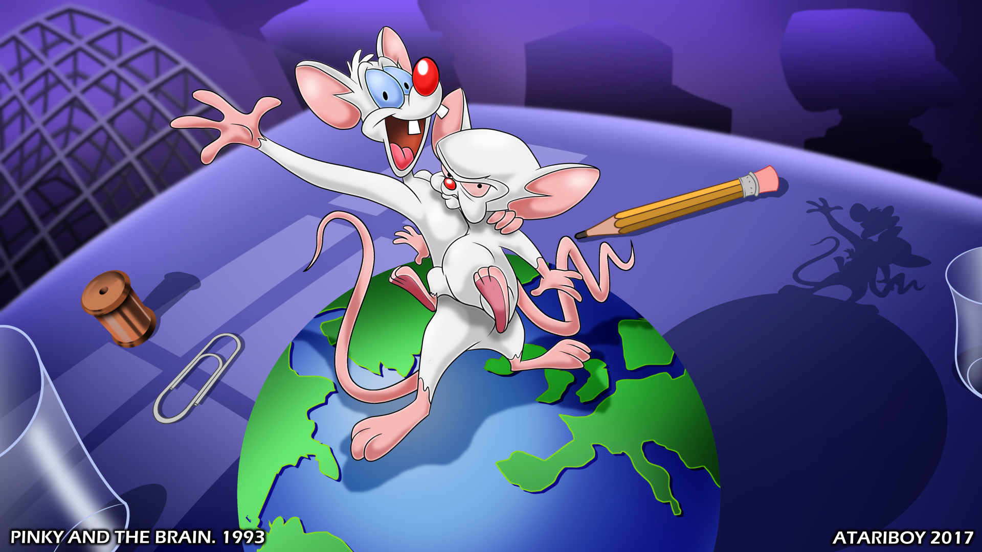 I Heart Pinky And The Brain - Pinky And The Brain Wallpaper Hd , HD Wallpaper & Backgrounds