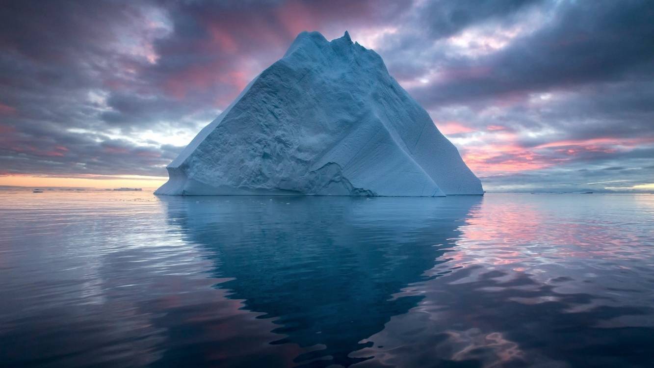 Sea, Arctic, Antarctica, Polar Ice Cap, Ocean Wallpaper - Arctic Sunset , HD Wallpaper & Backgrounds